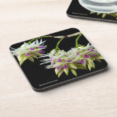 Dendrobium Amethystoglossum Getränkeuntersetzer (Linke Seite)