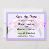 Dendrobium Angel Moon 'Liebe Letter' Magneteinladung (Vorderseite)