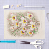 Dendrobium Falconeri (Orchid) von Jean Jules Linde Seidenpapier (Handwerk)