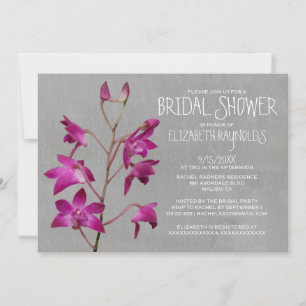 Dendrobium Orchid Bridal Dusche Einladungen