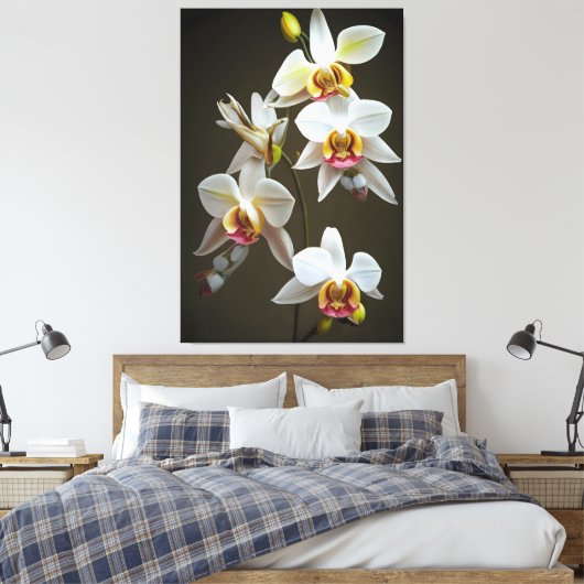 Dendroium Orchids Leinwanddruck (Insitu (Schlafzimmer))