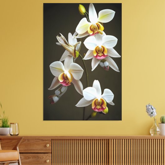 Dendroium Orchids Leinwanddruck (Insitu (Wohnzimmer))