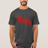 Dened Red Rubber Briefmarke T-Shirt (Vorderseite)