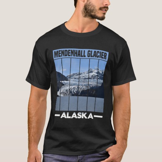 Denhall Glacier Alaska T-Shirt (Vorderseite)