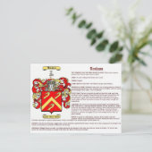 Denham (Bedeutung) Postkarte (Stehend Vorderseite)