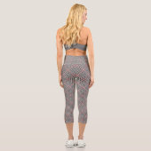 Denholm District Tweed Karo Pattern Capri Leggings (Rückseite)