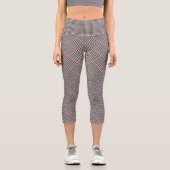 Denholm District Tweed Karo Pattern Capri Leggings (Vorderseite)