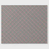 Denholm District Tweed Karo Pattern Geschenkpapier (Flach)