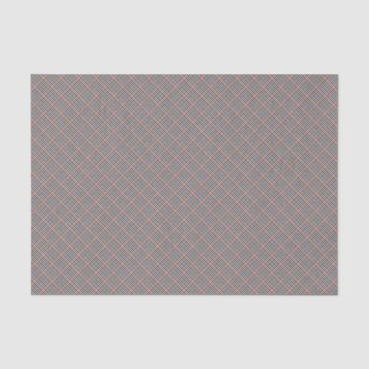 Denholm District Tweed Karo Pattern Seidenpapier (Vorderseite)