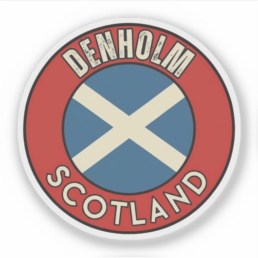Denholm, Schottland Aufkleber (Vorderseite)