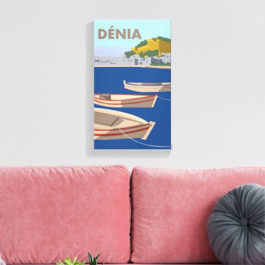 Denia Leinwanddruck (Insitu (Wohnzimmer))