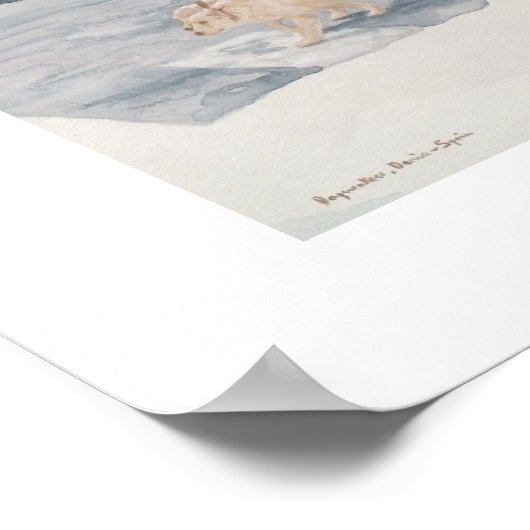 Denia, Spanien art Poster (Ecke)