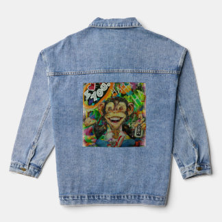 Denim-Affenjacke Jeansjacke