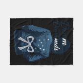 Denim And Diamonds Bow Ladies Girls Jeans Women Fleecedecke (Vorderseite (Horizontal))