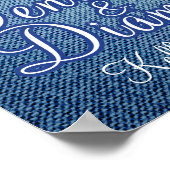 Denim and Diamonds Party Poster (Ecke)