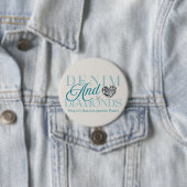 Denim and Diamonds - Western Bachelorette Design Button (Beispiel)