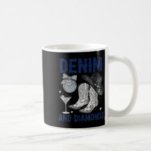 Denim and Diamonds Western Women Boots Jeans Rodeo Kaffeetasse