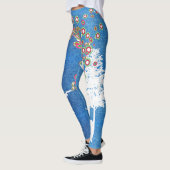 Denim-Art-Leggings Garten Graffiti banksy Leggings (Links)