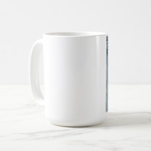 Denim Back Pocket Blume Liebe Hoffnung Tasse (Vorderseite Links)