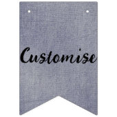 Denim Banner Flags - individuell einstellbar (Erste Fahne)
