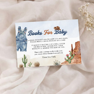 Denim-Blau-Baby-Buch-Karte  Begleitkarte