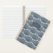 Denim Blau | Deco Fans Personalisiert Notizblock (Innen)