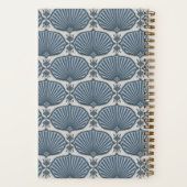 Denim Blau | Deco Fans Personalisiert Notizblock (Rückseite)