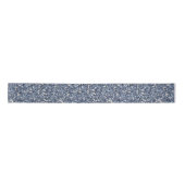 Denim Blau Glitter Geburtstag Satinband (Vorderseite)