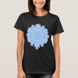 Denim Blau Paisley T-Shirt