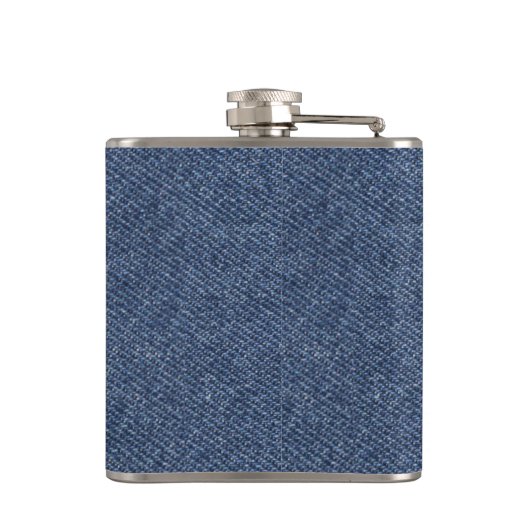 Denim-Blick Flachmann (Rückseite)