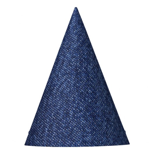 Denim-Blick Partyhütchen (Vorderseite)