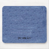 Denim-Blick und Ihr Name Mousepad (Vorne)