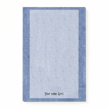 Denim-Blick und Ihr Name