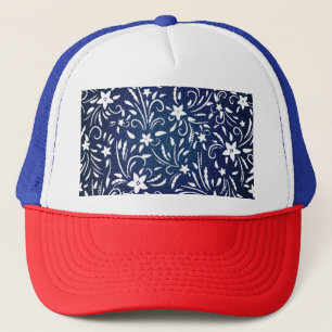 Denim Blooms: Hintergrundinformationen zu Blumenmu Truckerkappe