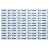 Denim Blue Bold Mod GoGo Girls Stoff (Fat Quarter (45,7 x 55,9 cm))