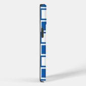 Denim Blue Bold Mod Squares Case-Mate iPhone Hülle (Rückseite / Rechts)