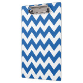 Denim Blue Bold Zickzack Klemmbrett (Links)