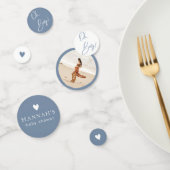 Denim Blue Boy Baby Dusche Custom Konfetti (Gruppe)