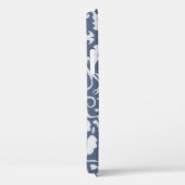 Denim Blue Bunny Rabbit Woodland Floral Case-Mate iPhone Hülle (Rückseite / Rechts)