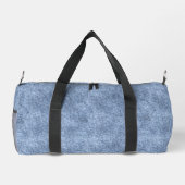 Denim Blue Denim Pattern Duffle Bag (Rückseite)