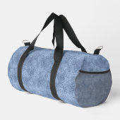 Denim Blue Denim Pattern Duffle Bag (Rechte Ecke)