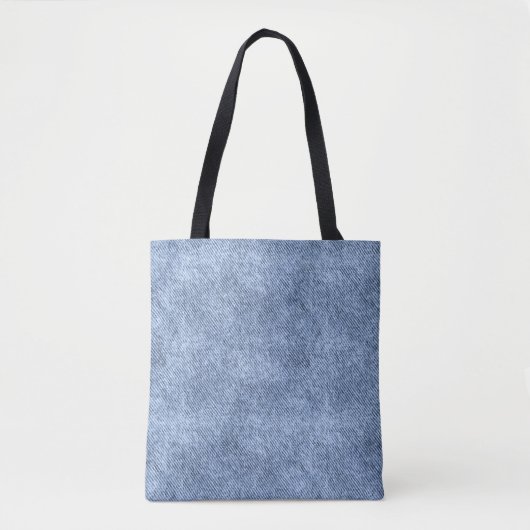 Denim Blue Denim Pattern Tasche (Vorderseite)