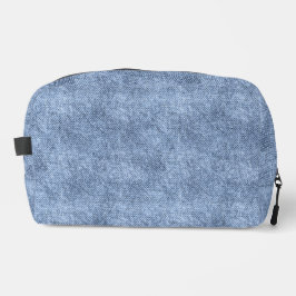 Denim Blue Denim Pattern Waschbeutel
