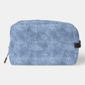 Denim Blue Denim Pattern Waschbeutel (Rückseite)