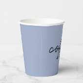 Denim Blue Disposable Coffee Cups Pappbecher (Rechts)