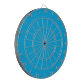 Denim Blue, Fountain Blue, Quallen Dartscheibe (Vorderseite Links)