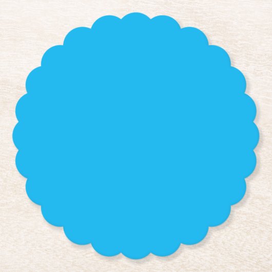 Denim Blue, Fountain Blue, Quallen Untersetzer (Vorderseite)