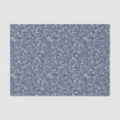 Denim Blue Glitter Birthday Seidenpapier (Vorderseite)