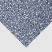 Denim Blue Glitter Birthday Seidenpapier (Ausschnitt)