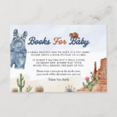 Denim Blue Jean Books for Baby Card  Begleitkarte (Vorderseite)